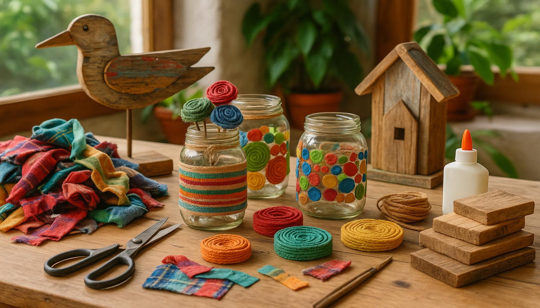 Exploring Sustainability in Crafts: How to Create Eco-Friendly Projects with Recycled Materials