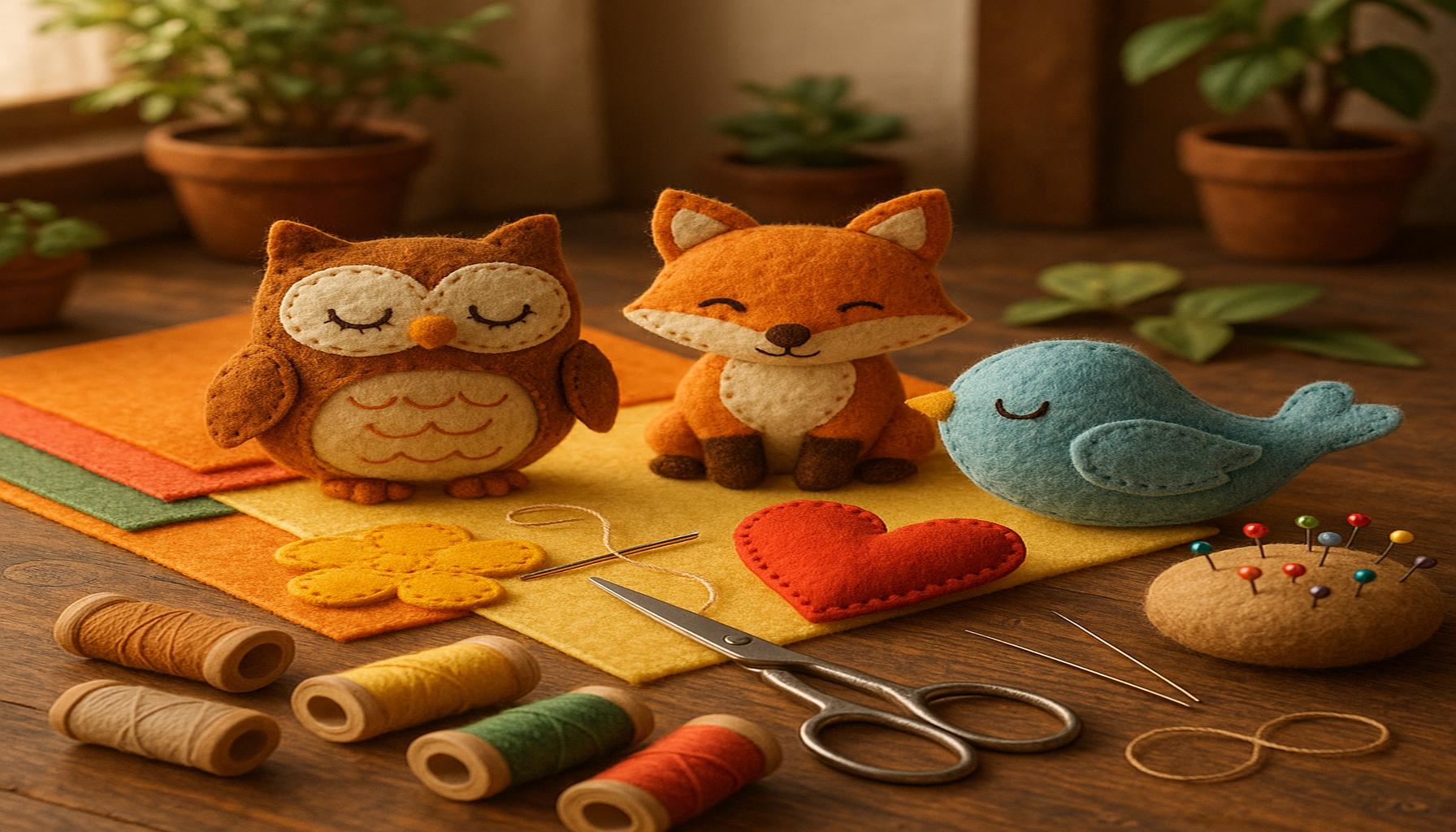 The Art of Felt: Creating Cute Toys and Decorations