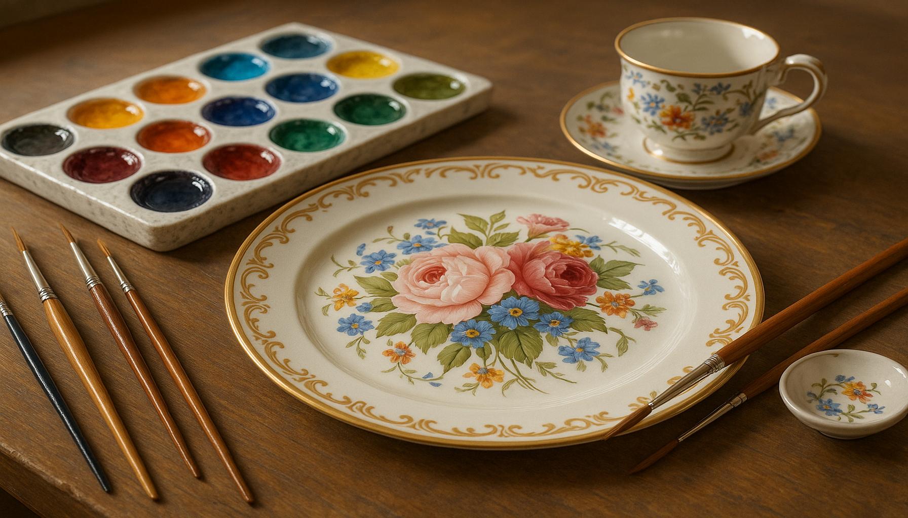 Techniques for Painting on Porcelain: Personalizing Utensils and Decorations