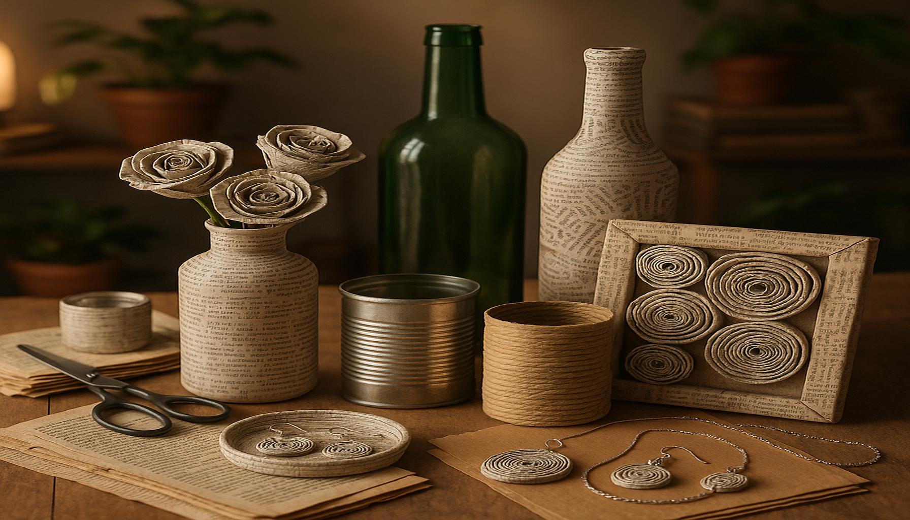 Sustainable DIY: Transforming Recycled Materials into Unique Crafts