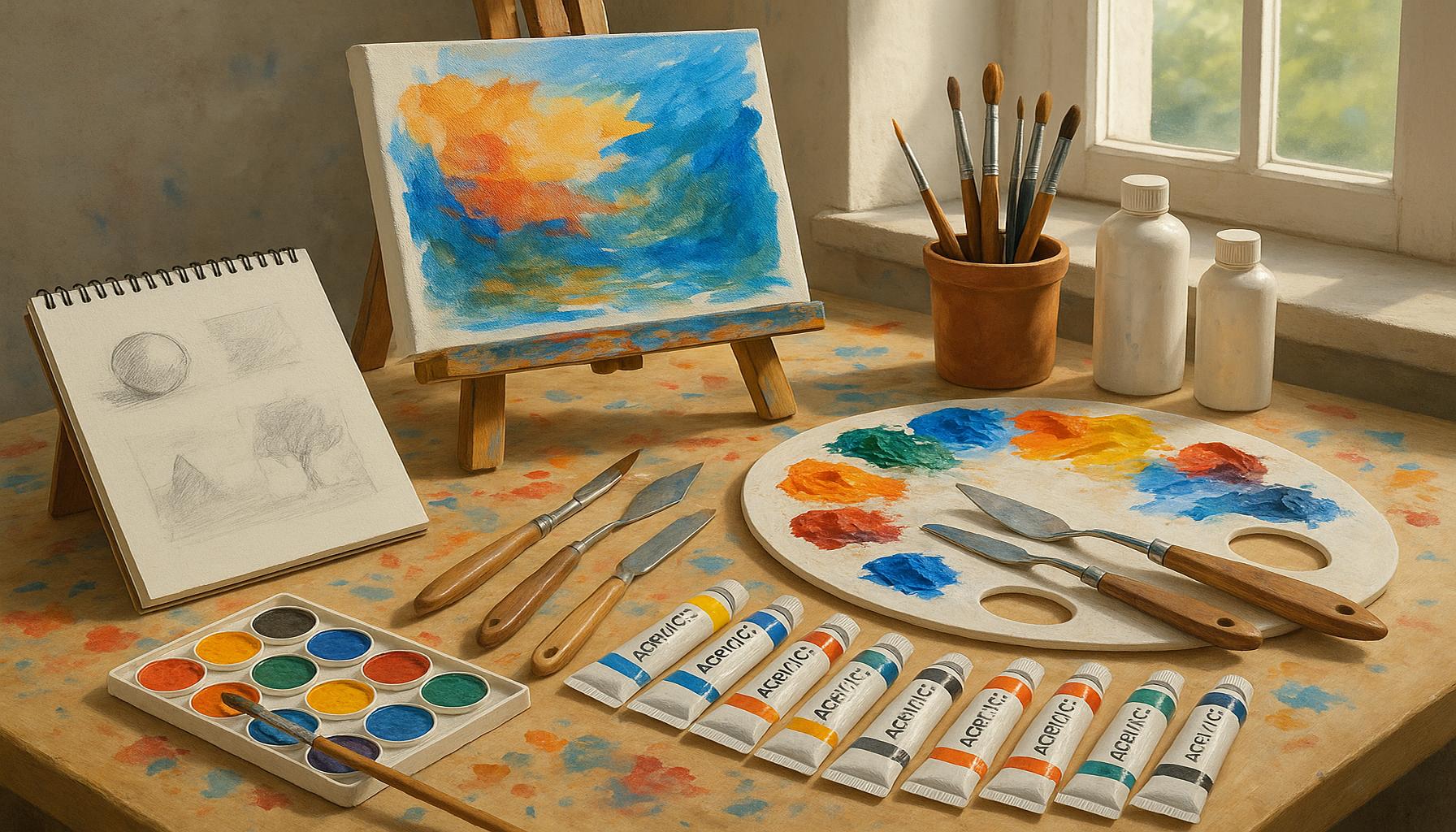 Beginner Painting Techniques Unleash Creativity with Affordable Materials